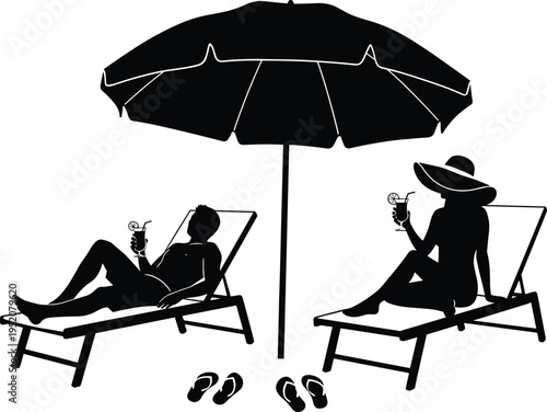 Black silhouette vector illustration of a military missile launcher truck, ballistic rocket system on mobile platform, isolated on white background.