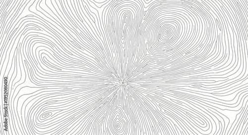 Abstract Wavy Lines Pattern Background - Subtle Grey Tones on White, Dynamic Organic Swirl Texture, Modern Minimal Design