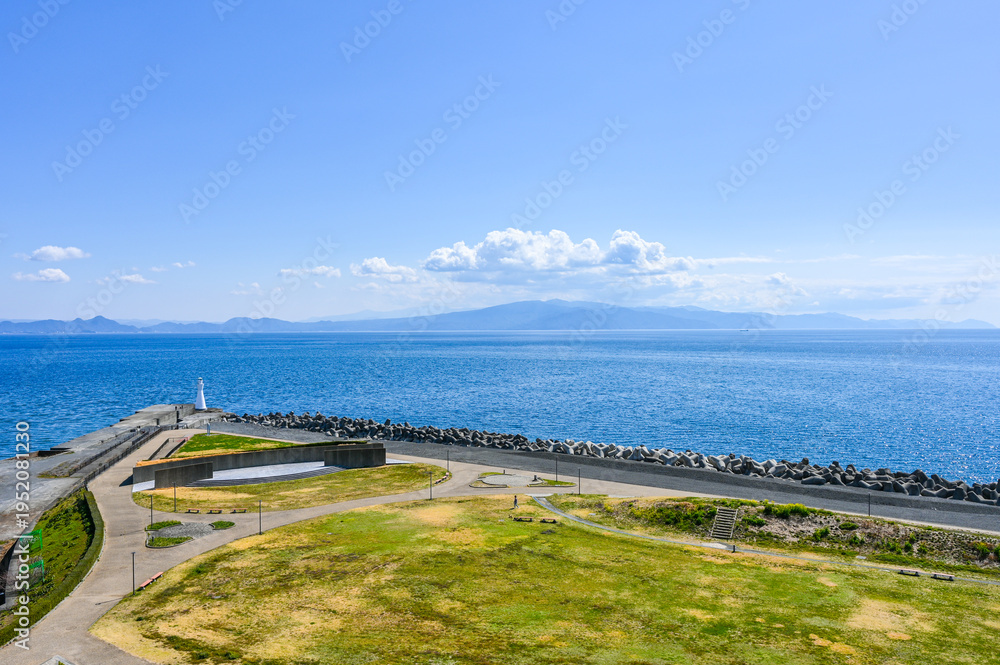Fototapeta premium 日本静岡富士田子の浦の公園