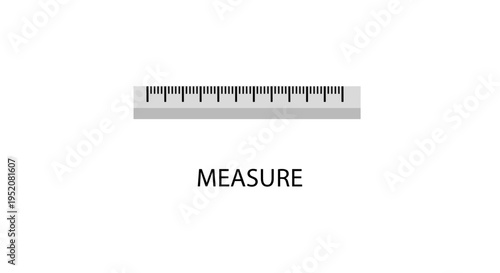 Ruler measurement tool for length 1.