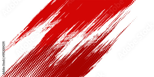 Straight red ink vector lines pack. Bloody color long and round hand-drawn brushstroke text highlights, frames, circles. Asian calligraphy brushstroke set. Eps10