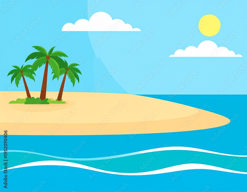 Obraz premium tropical beach