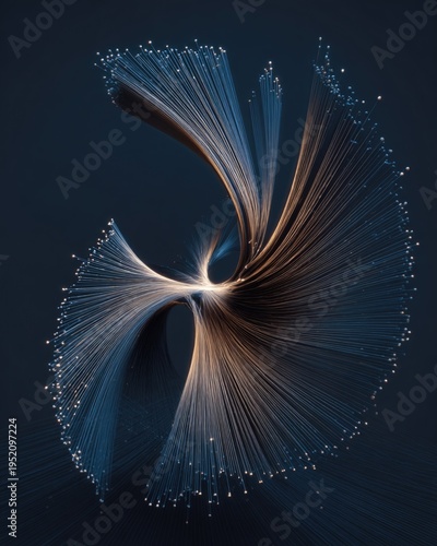 A magnetic field repelling shoddy products, visualized with elegant lines of force around a empowered consumer