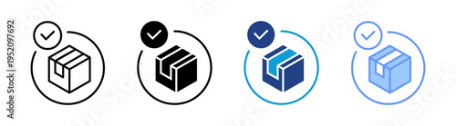 Product  icon set multiple style collection