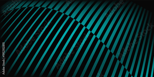 abstract black background with diagonal lines, cyan color