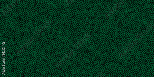 Abstract Black and Green Halftone Dot Texture Background with Grunge Noise Effect. vector illustration