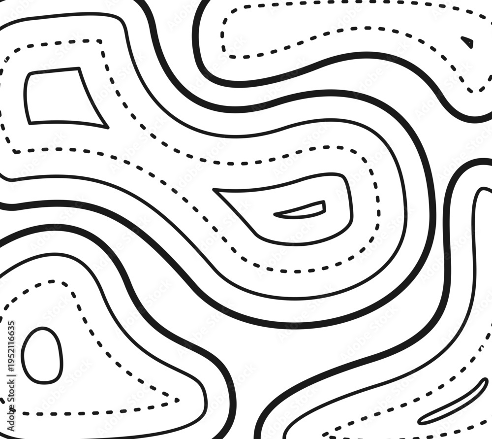 Naklejka premium tophograpy element 