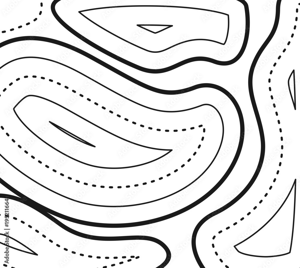 Naklejka premium tophograpy element 