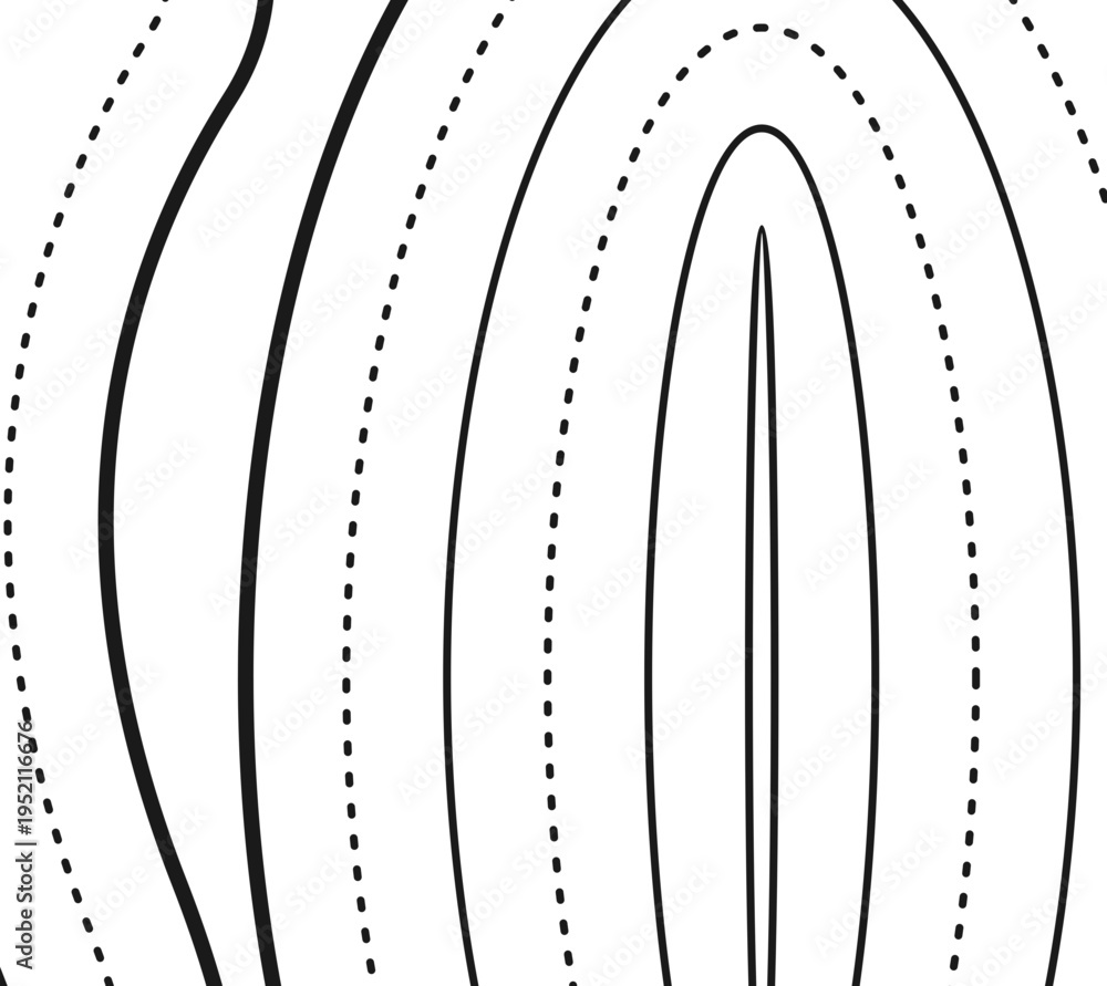 Naklejka premium tophograpy element