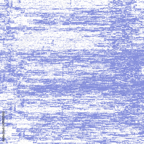 Abstract Digital Glitch Texture with Blue and Purple Horizontal Distortion Lines