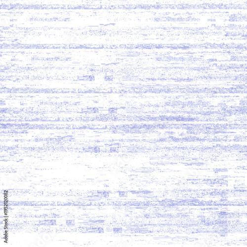 Blue Digital Glitch Background with Saturated Horizontal Distortion and Interference Patterns