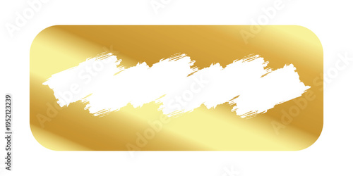 Vector artGolden scratch card surface with scraped texture. Shiny metallic scratchcard, lotto winner, money prize or sale coupon template isolated on white background.