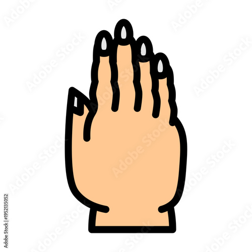 Swelling Vector Filled Icon Design