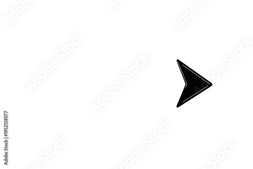 Free Download Mouse cursor arrow pointing right, indicating navigation, selection, or interaction on a digital interface - GFXLoad