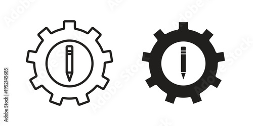 Customization icon for web and mobile app. Vector icons