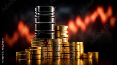 Oil Barrel and Coins: A met...