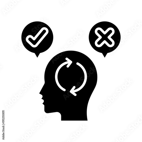 Conscience glyph icon