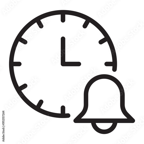 Activity Reminder Line Icon