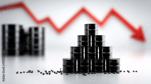 Oil Barrel Crisis: Depictin...