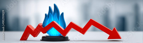 Energy Crisis Symbol: An ev...