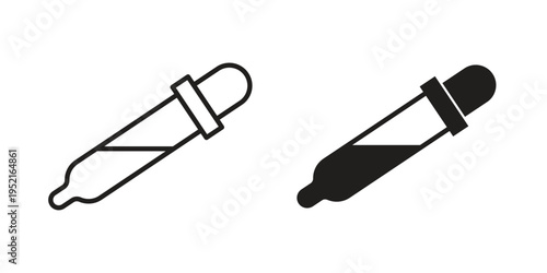 Color picker icon set, logo vector eps10