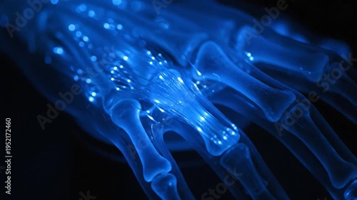 Digital X-Ray Hand with Fiber Optics