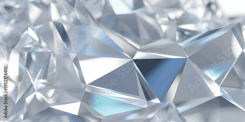 Modern Abstract Fractured Crystal Geometric Texture