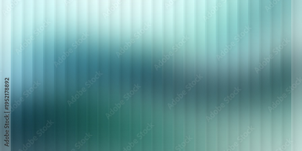 Obraz premium Soft teal wave abstract vertical stripes background with mint lighting