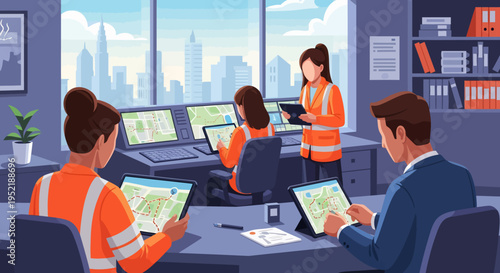 Business people in office.