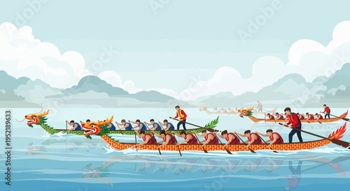 Dragon Boat Racing Team.