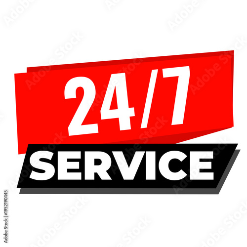Cuadro en lienzo 24/7 Technical Service Icon PNG, Customer Support Label Design PNG, Live Help Ba