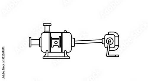 Industrial machine gear mechanical device.