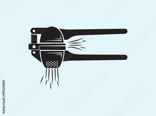 Clean graphic of a dynamic seasoning process for modern kitchen branding