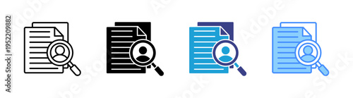 Knowledge Development icon set multiple style collection