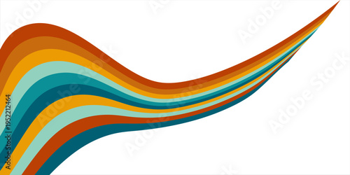 Vintage striped backgrounds, posters, banner samples retro colors 1970s 1900s 70s 80s 90s. Retro vintage style 70s striped background poster lines. modern. vector.