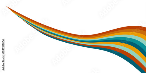 Vintage striped backgrounds, posters, banner samples retro colors 1970s 1900s 70s 80s 90s. Retro vintage style 70s striped background poster lines. modern. vector.