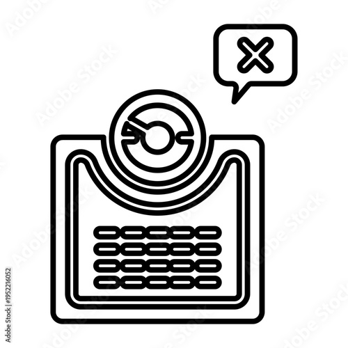 abnormal body weight icon