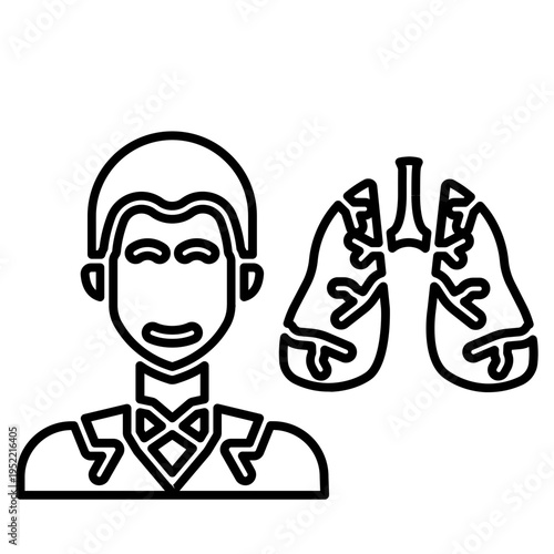 Lungs specialist icon