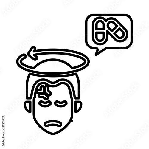 Need dizziness medicine icon