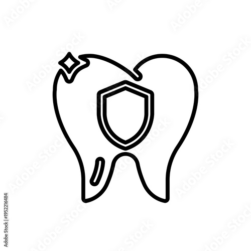 Teeth protection icon