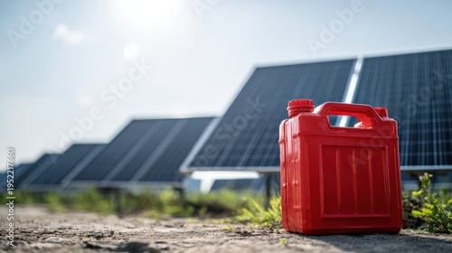 Solar Panels with Out-of-Focus Fuel Canister