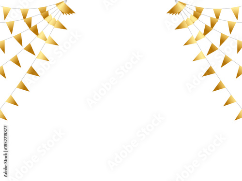 ガーランド三角ひも、曲線、m1金F4