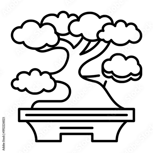 This Bonsai icon is suitable for gardening, etc