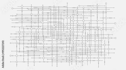 Circles and intersecting straight lines. Abstract background of geometric shapes in the form of straight lines. Sketch for use in creative work.