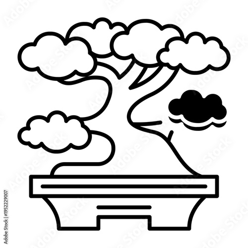 This Bonsai icon is suitable for gardening, etc
