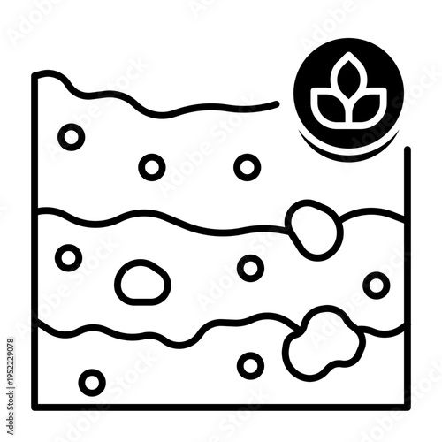 This Soil icon is suitable for gardening, etc