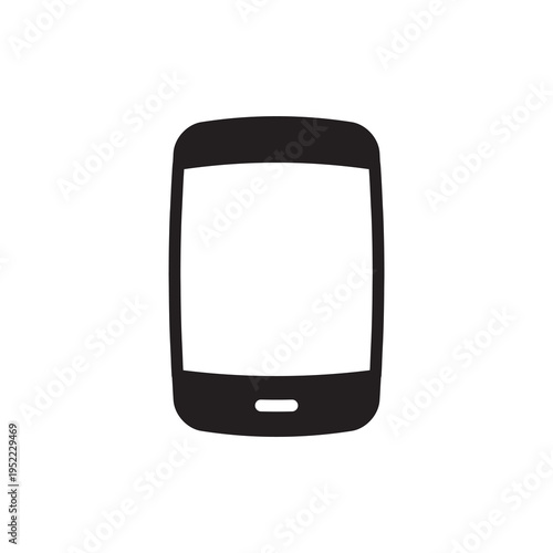 Simple smartphone mobile phone device vector icon