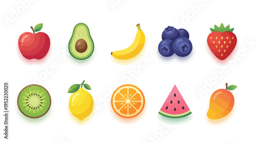 Mega Fruit Collection Pack for UI UX and Marketplace Assets