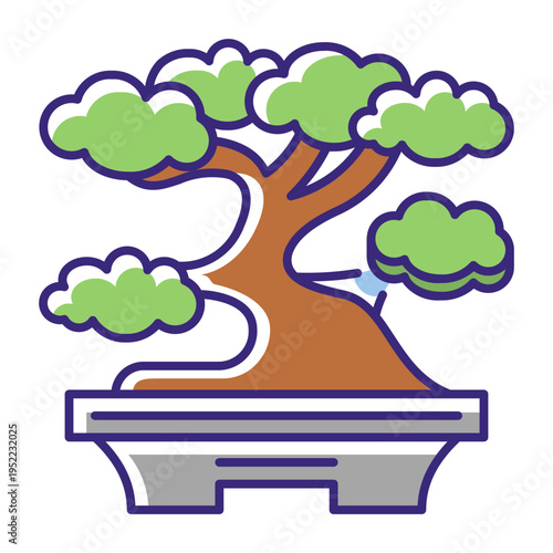 This Bonsai icon is suitable for gardening, etc