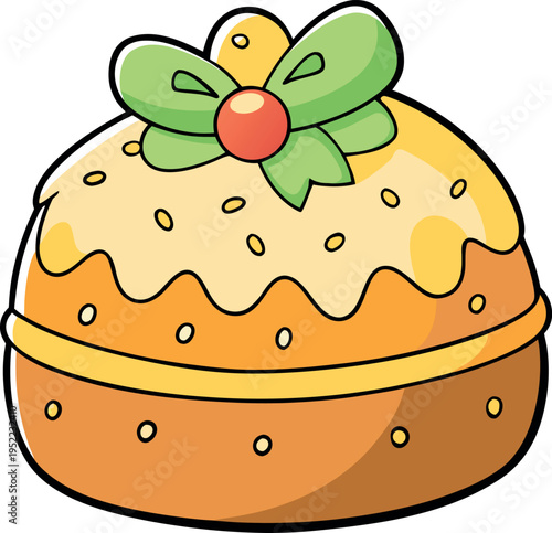 Easter Bread Illustration